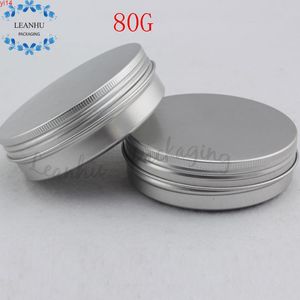 Wholesale small cans empty for sale - Group buy Empty Silver Aluminum Box Thread Small Bottles Essential Oil Cans G Solid Cream Packing Makeup Containerhigh qualtity