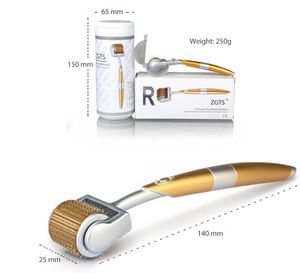 ZGTS 192 Titanium MicroNeedle Therapy derma roller na blizny potrądzikowe Anti-Aging Skin Beauty Care odmładzanie CE