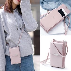 Summer Style Women Wallet Cell Phone Wallet Big Card Holders Handbag Purse Clutch Messenger Shoulder Straps Bag1252M