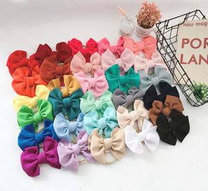 Wholesale toddlers hair bands for sale - Group buy 30 colors cm bow Cute Big Bow Hairband Baby Girls Toddler Kids Elastic Headband Knotted Nylon Turban Head Wraps Bow knot Hair Accessories
