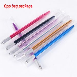 Tamax TP005 Semi Permanent Makeup Microblading Needle Pen Embroidery Tattoo Handmake Pen For Eyebrow Lips Flex Round Blades