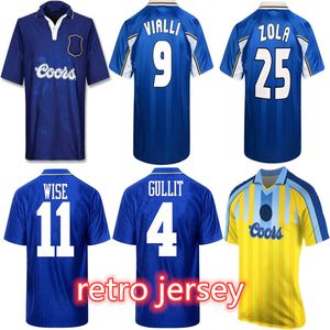 Thai 95-97 03-05 97-99 11-12 Lamard Retro Jerseys 2012 Classic Vintage 2003 2004 2005 Futebol Jersey Drogba Camisa de futebol Terry Maillot de