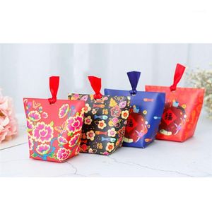 Gift Wrap 25pcs Unique Year Candy Box Funny Chinese Style Biscuits Cookies Cases Chocolate Boxes For Home Party Festival1