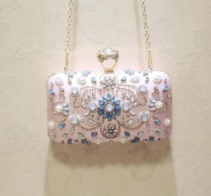2022 Белые бриллиантные женские сумки сцепления для женщин женский кошелек кошелек вечеринка сумка конверт свадьбы свадьбы вечерние сумки 53