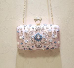 2022 Pochette da donna con diamante bianco per donna Borsa femminile Portafoglio Borsa da festa Busta da sposa Borse da sera 53