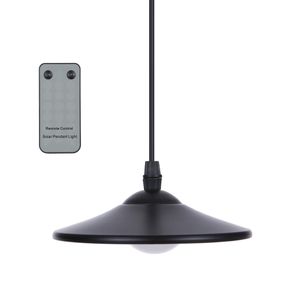 Lampada a sospensione da esterno a energia solare a 4 LED da 3 W, lampada a sospensione da 250 lm con telecomando per giardino, cortile, patio, balcone, paesaggio domestico