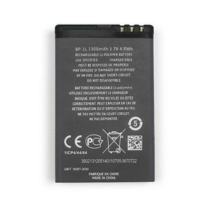 Высококачественные батареи 1300 мАч BP-3L для Nokia Lumia 303 510 603 610 710 3030 Батарея