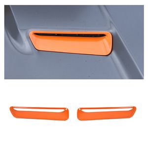 Wholesale vent scoop for sale - Group buy Orange Cowl Vent Hood Scoop Air Vent Trim Bezels For Dodge Challenger UP Car Interior Accessories