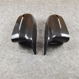 Carbon Fiber Rear View Car Mirrors Cover For 5 7 8 Series G30 G38 G11 G12 G14 G15 ABS Auto Parts Caps Left-hand Drive Only