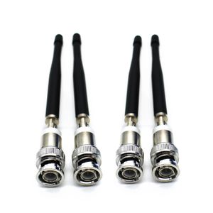 4 PCS BNC UHF Microphone Antenna For Shu SLX2 SLX4 SM 58 BETA58A BETA87A Series Wireless Mic Frequency 400-900MHz