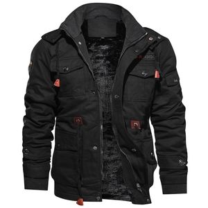 2020 Jacket Men Thick Warm Military Bomber Tactical Jackets Mens Outwear Fleece Breathable Hooded Windbreaker Coats Clothes LJ201215