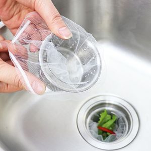 Descartável Sink Strainer drenagem Isolamento entupimento Prevent Cozinha Casa de banho Duche dreno Resíduos Collector Sink Strainer Filtro Bag Net