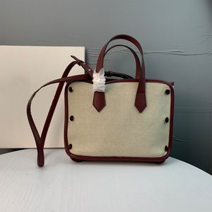 Stylish High quality Women's Vintage crossbody bag Designer Men's Shoulder cowhide canvas tote Bag Women's Courier Composite design drawstring purse