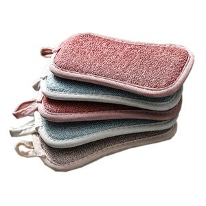 Wipe Pad Double Sided Kitchen Magic Cleaning Sponge Scrubber Sponges Dish Washing Towels Scouring Pads Bathroom Brush KK0074HY