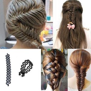 Fashion French Hair Braiding Tool Roller med Magic Hair Twist Styling Bun Maker