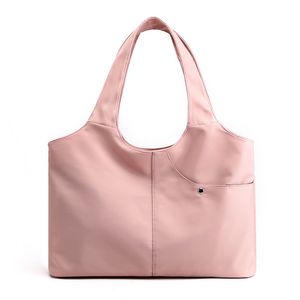 Fitness Yoga Bag for Women Pink Duffle Handbag Large Weekend Blosa Gym Accessories Female Shoulder Bag Waterproof Sac De Sport Q0705