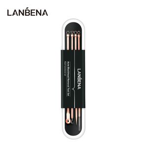 Wholesale pimple spots for sale - Group buy LANBENA set Stainless Steel Acne Pimple Spot Extractor Pore Cleanser Kit Blackhead Blemish Remover Face Skin Care Tools