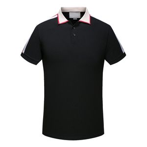 Neue Qualität Herren T-Shirts Polos Patchwork Herren Designer T-Shirt Casual Herren Kleidung Baumwolle T-Shirt Mode Poloshirt