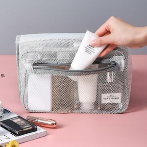 Cosmetic Travel Bag Hanging Toiletry Organizer Women Bathroom Wash Bags - for Business Trip Gym Counter Airplane Camping RRE12771