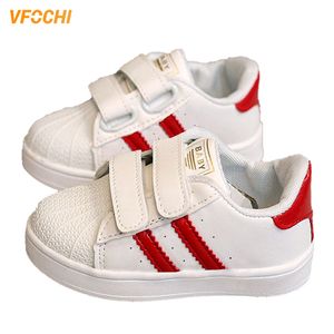 VFOCHI New for Kids Fashion Striped Soft Girl Casual Cute Children Non-slip Flat Unisex Boys Girls Shoes LJ200907