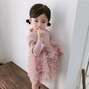 Spring Autumn Princess Lace Tutu Baby Dress for Girl Baptism Christening Birthday Party Newborn Gift Infant Tutu Girls Gown LJ201223