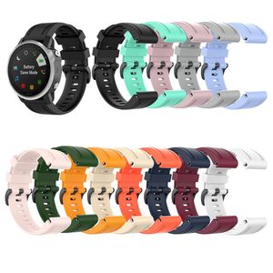 Cinturino per orologio a sgancio rapido in silicone 20/22/26mm per Garmin Fenix 6 6X 6S 5 cinturino braccialetto intelligente di ricambio fabbrica all'ingrosso fabbrica