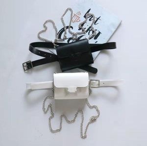 Mode Luxus Designer Dame Freizeit Kleine Quadratische Tasche Taille Tasche Leder Tote Handheld Abnehmbare Kette Klassische Brieftasche