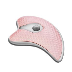 Dolphin Micro-corrente raspando instrumento de vibração elétrica aquecimento de aquecimento beleza facial lifting guasha face massageador ferramenta de raspagem