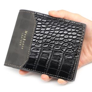 2021 New Casual Mens Short Wallet Print Mens Designer Plånbok Kortväska Leopard Tryck Europa och Amerika Snakeskin Print Fashion Trend Bags