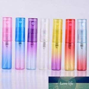 30 pçs / lote 5ml colorido frasco de perfume de vidro 5ml recarregável névoa frasco de pulverizador atomizador de viagem frete grátis