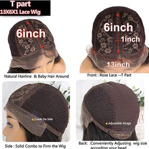 Прямой кружево передний парик боб парик кружевные парики с передние волосы для чернокожих женщин бразильские волосы полные кружевные парики для человеческих волос Короткие вигфакторные прямые