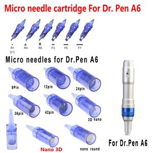25pcs 3/5/7/9/12/36/42 nano pin wireless Microneedle dermapen tips Rechargeable Dr Pen ULTIMA A6 needle cartridge