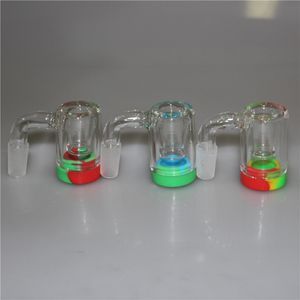 14mm Kül Catcher 45 90 Derece Cam Bong Nargile Ashcatcher Su Boruları Catchers Mini Bongs DAB Yağ Teçhizat ASHCATCHERS SIGHTEME EL BORU