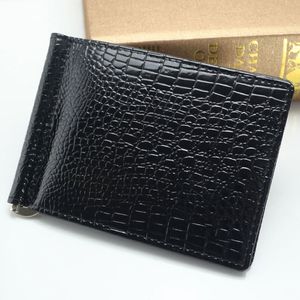 Men's credit card holder genuine leather cash clip business card holder M wallet birthday gift247w