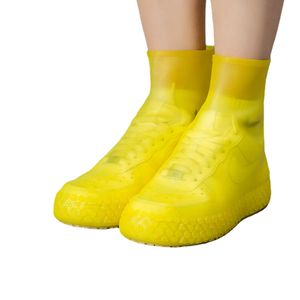 Botas impermeáveis ​​à prova d 'água resistente à prova de desgaste de desgaste ao ar livre montanhismo à prova d' água botas de chuva de moda Capa de sapato de tubo médio