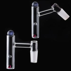 2020 Quarz-Finger-Banger mit 6 mm Rubin, Dichro-Glas-Terp-Perlen, Quarz-Banger-Nägel für Glas-Wasserbongs, Dab-Rigs-Rohre