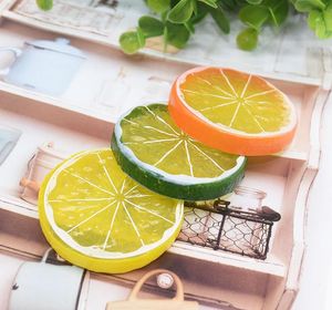 Ghirlande di fiori decorativi Forniture per feste festive Giardino domestico Drop Delivery 2021 15 fette di frutta artificiale Orange Lime Prop Yukc realistico
