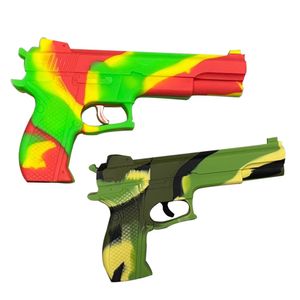 Estilo europeu e americano de arma 30ml Pistola Caixa de silicone Outras acessórios para fumar Caixas de creme de fumo e-líquido