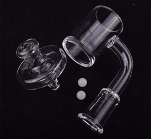 Chiodo Banger al quarzo con tappo in carb 4mm Fondo spesso OD: 25mm per pipa ad acqua Bong in vetro Fumo Dab Oil Rig