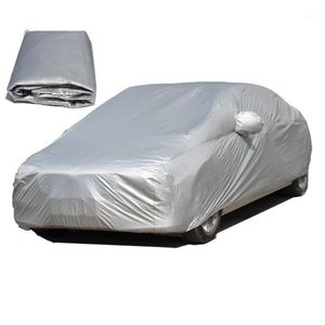 Universal Waterproof Full Car Cover Inomhus Utomhus Sun UV Protection Cover Damm regn Snö Is Skyddande för SEDAN S / M / L / XL / XXL1