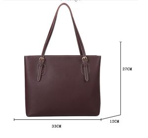 Bolsas femininas da moda PU novas bolsas de ombro de grande capacidade bolsas simples da moda