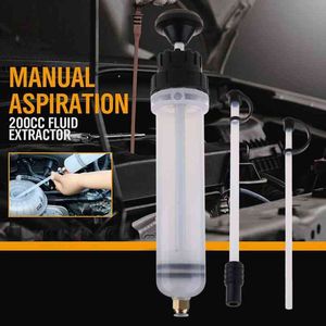 Car Oil Fluid Extractor Auto Air Filling Syringe Bottle Transfer Automotive Fuel Extraction Hand Pump Dispenser Tools 200cc