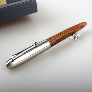 Fountain Pennor Luxury Classic Metal Wood Pen Extra Fine 0.38 NIB Calligraphy Writing Stationery Office School Supplies