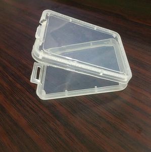 2021 caixa de proteção caixa cartão recipiente cartão de memória caixa ferramenta de armazenamento transparente plástico fácil de transportar reutilização prática