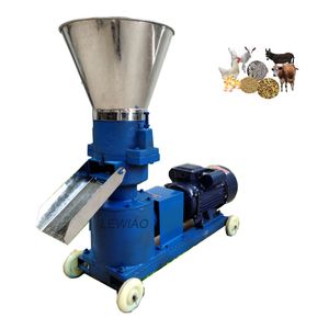 Factory direct stainless steel Feed pelletizer broiler pig chicken cattle livestock and poultry animal feed pelletizer 220v