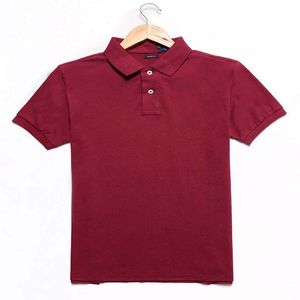 メンズポロスモールホース秋の長袖Tシャツメンズポロシャツ95％コットン素材長袖T-シャツポロスホット