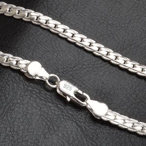 5mm k Gold Plated S925 Silver Chain Mens Womens Jewelry Necklace Bracelet Miami Cuban Link Hip Hop Chains Necklaces