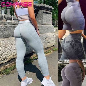 Yoga Pants for Women High Waist Workout Sweatpants Butt Lifting Booty Tights Tummy Control Sport Leggings Gym Fitness Pants H1221