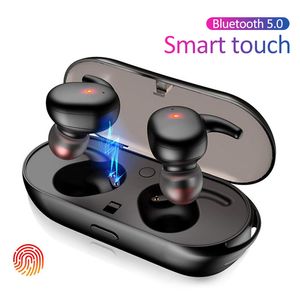 TWS4 Bluetooth Jerry 5.0 Wireless Touch Earbuds Earphones Waterproof Noise Reduction Binaural Sports Headset With Charging Box