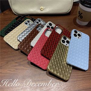 designer weave pattern Phone Cases For 14 Pro max Plus 13 13Pro 13Promax 12 12Pro 12Promax 11 XSMAX Designer Samsung Case S20 S20P S20U NOTE 20 Ultra